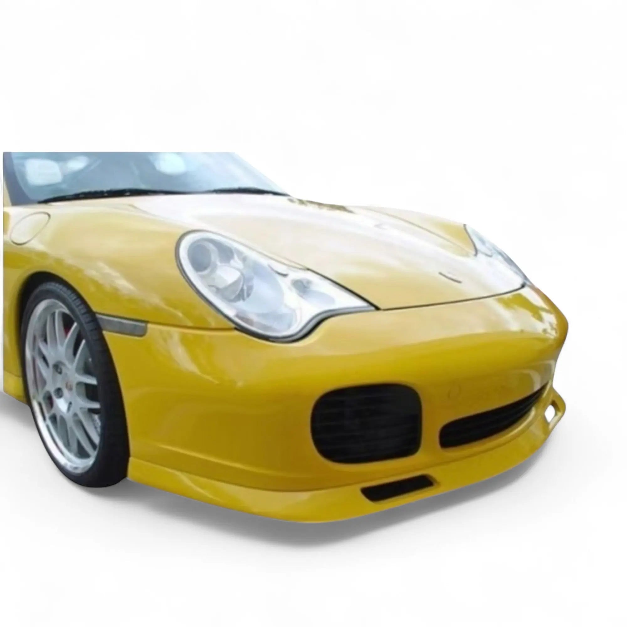 BB996TurboFL6 - Porsche 996 Turbo Front Lip Spoiler – Polyurethane (2001–2005)