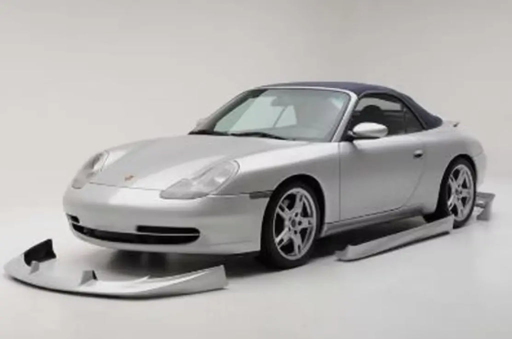 BB996FL8 - Porsche 996 Carrera Front Bumper Spoiler Lip – Polyurethane (1999–2001)