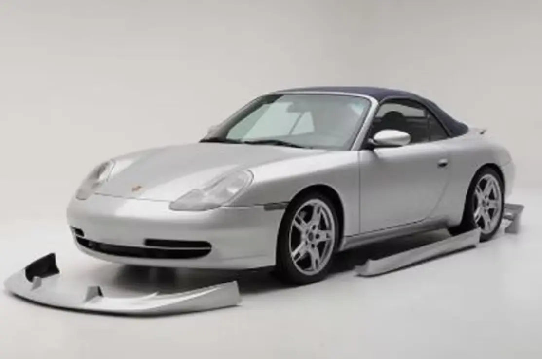 BB996FL8 - Porsche 996 Carrera Front Bumper Spoiler Lip – Polyurethane (1999–2001)