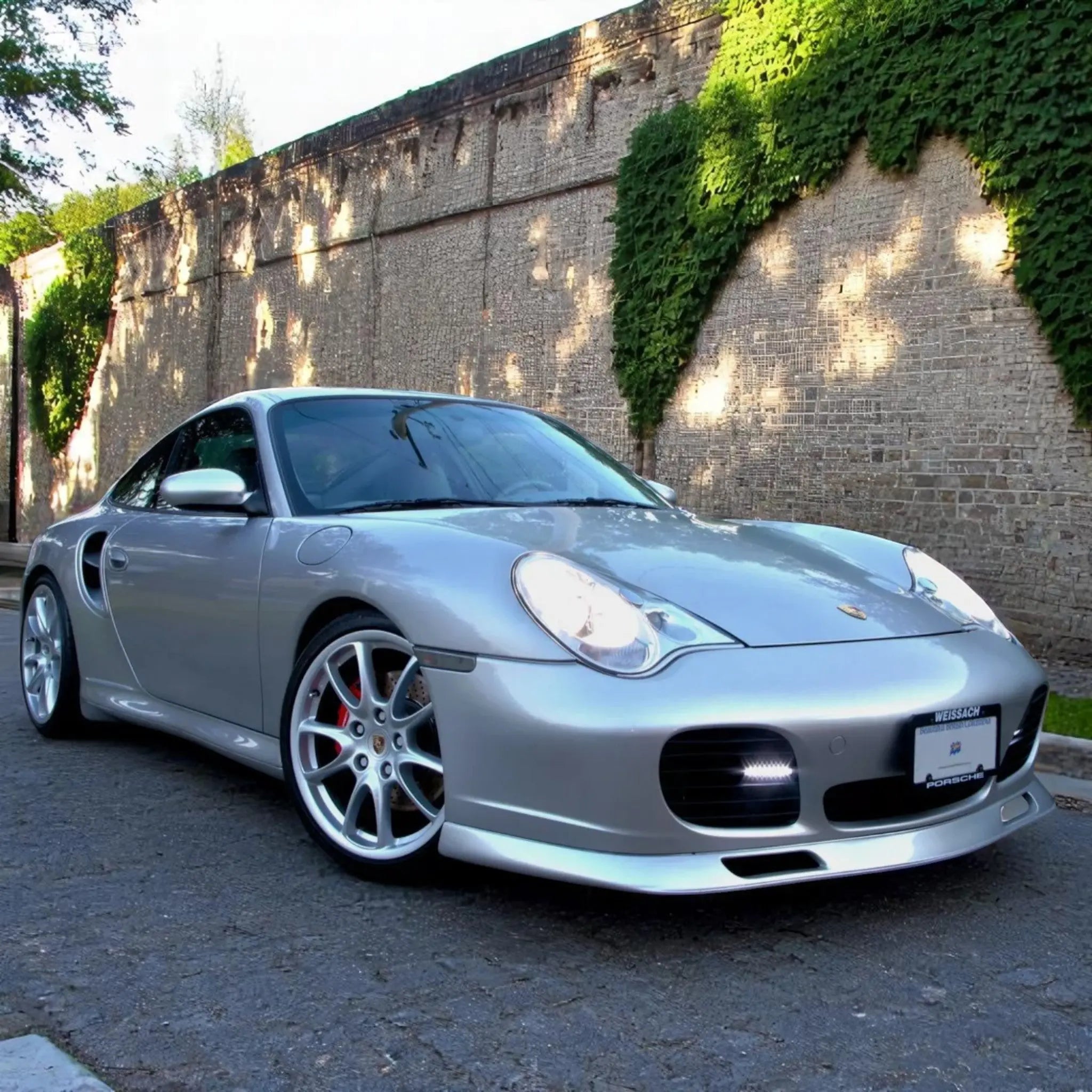 BB996TurboFL6 - Porsche 996 Turbo Front Lip Spoiler – Polyurethane (2001–2005)