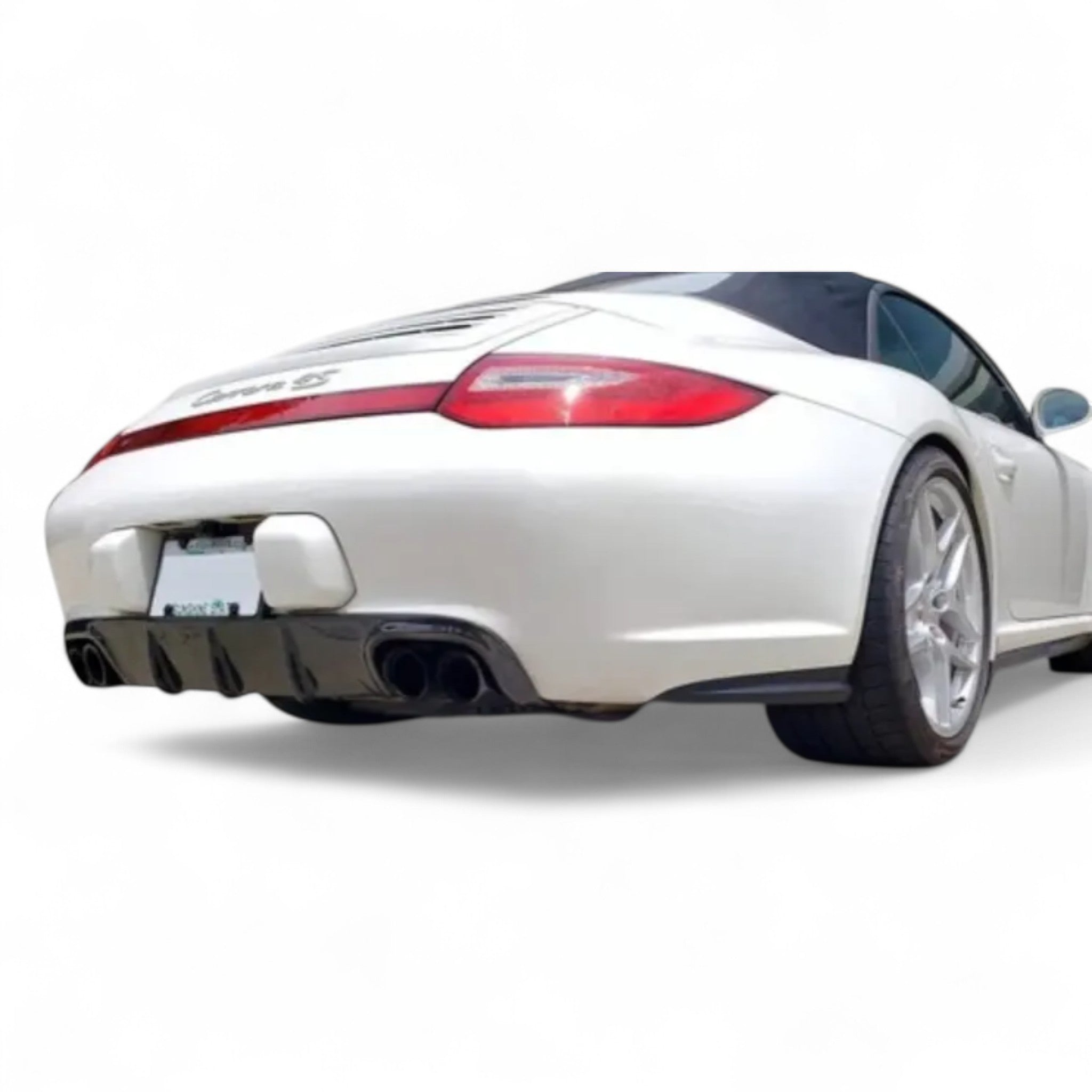 BB997RD4 - Porsche 997.2 Rear Bumper Diffuser – Polyurethane (2009–2012)