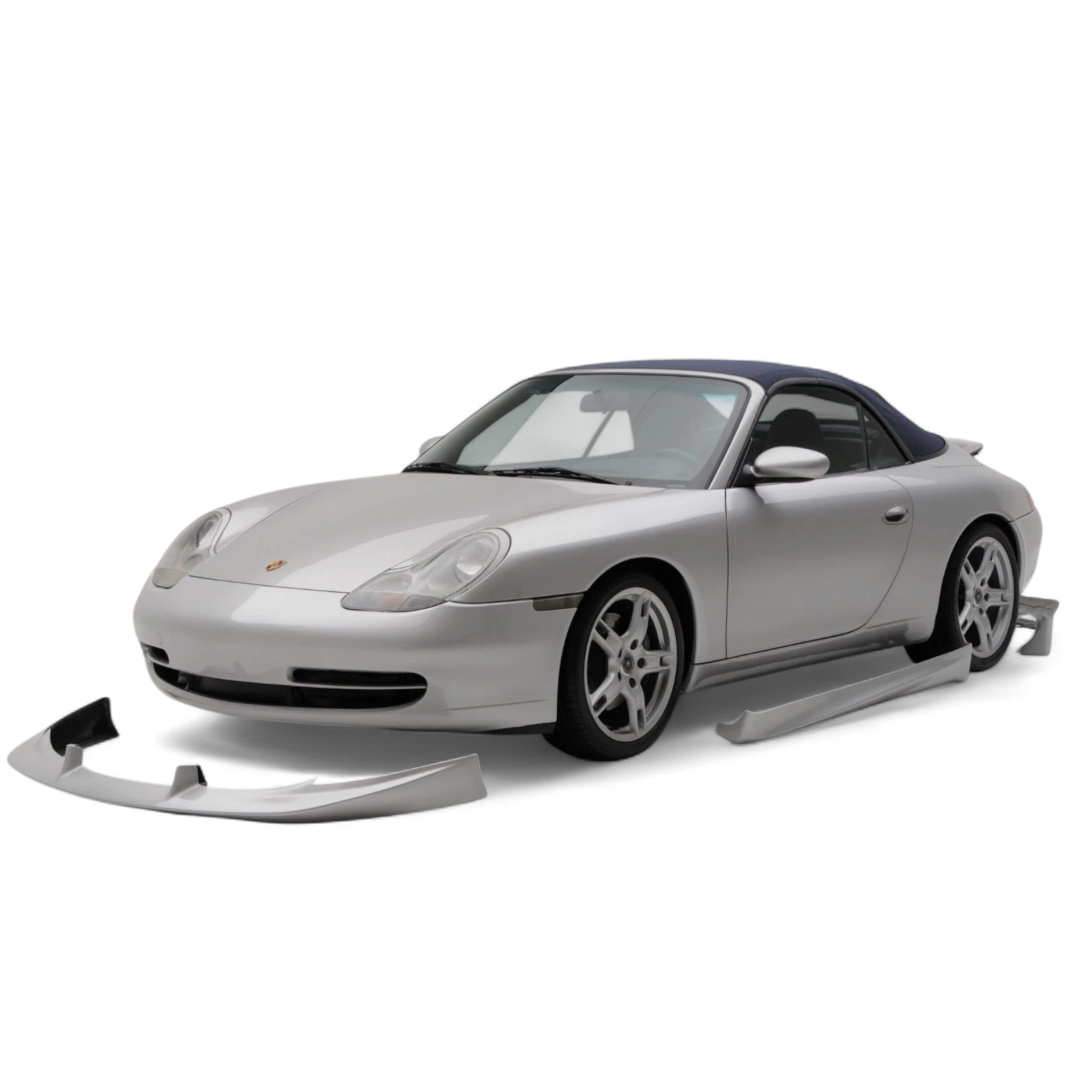 BB996SR5 - Porsche 996 Carrera GT3-Style Side Skirts – Polyurethane (1999–2004)