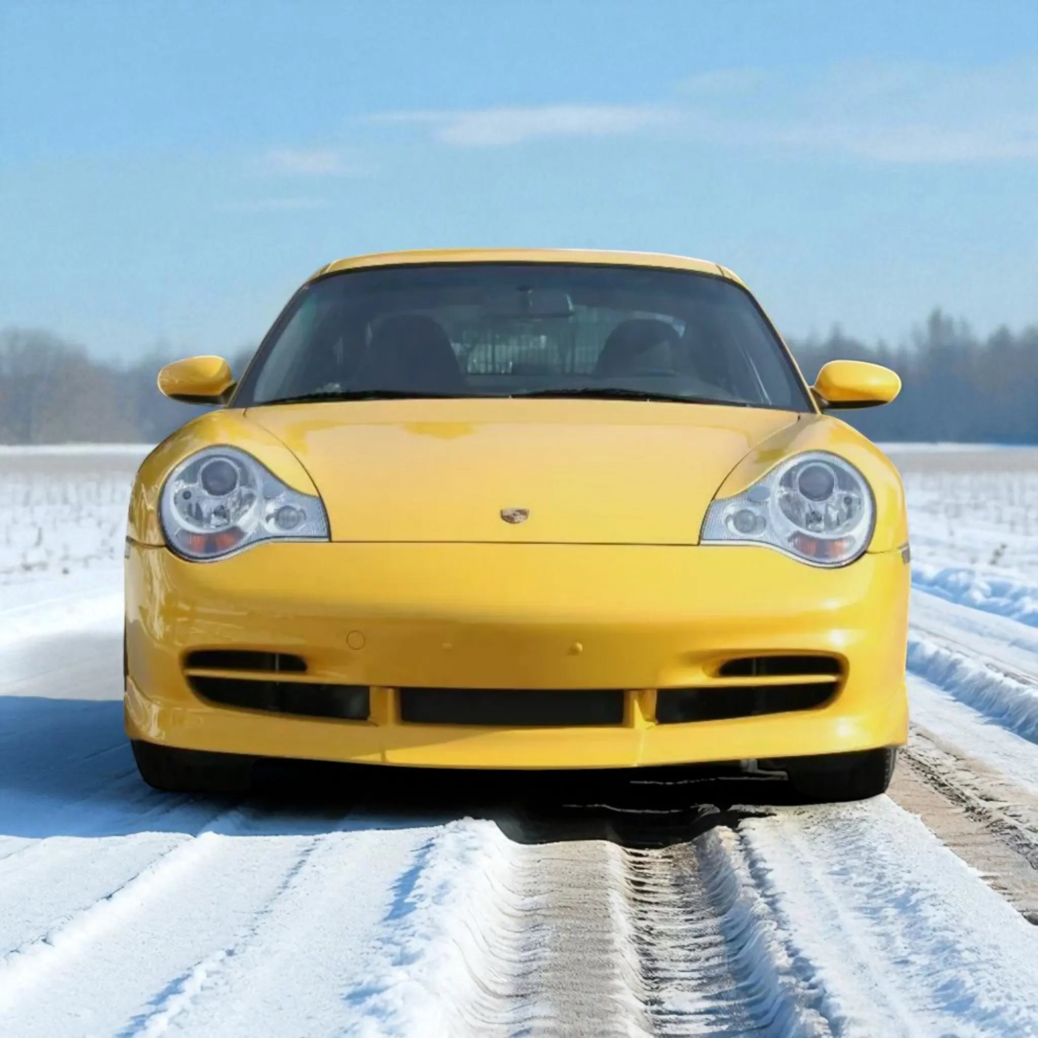 BB996FL3 - Porsche 996 Carrera GT3TEK Front Lip Spoiler – Polyurethane (2002–2004)