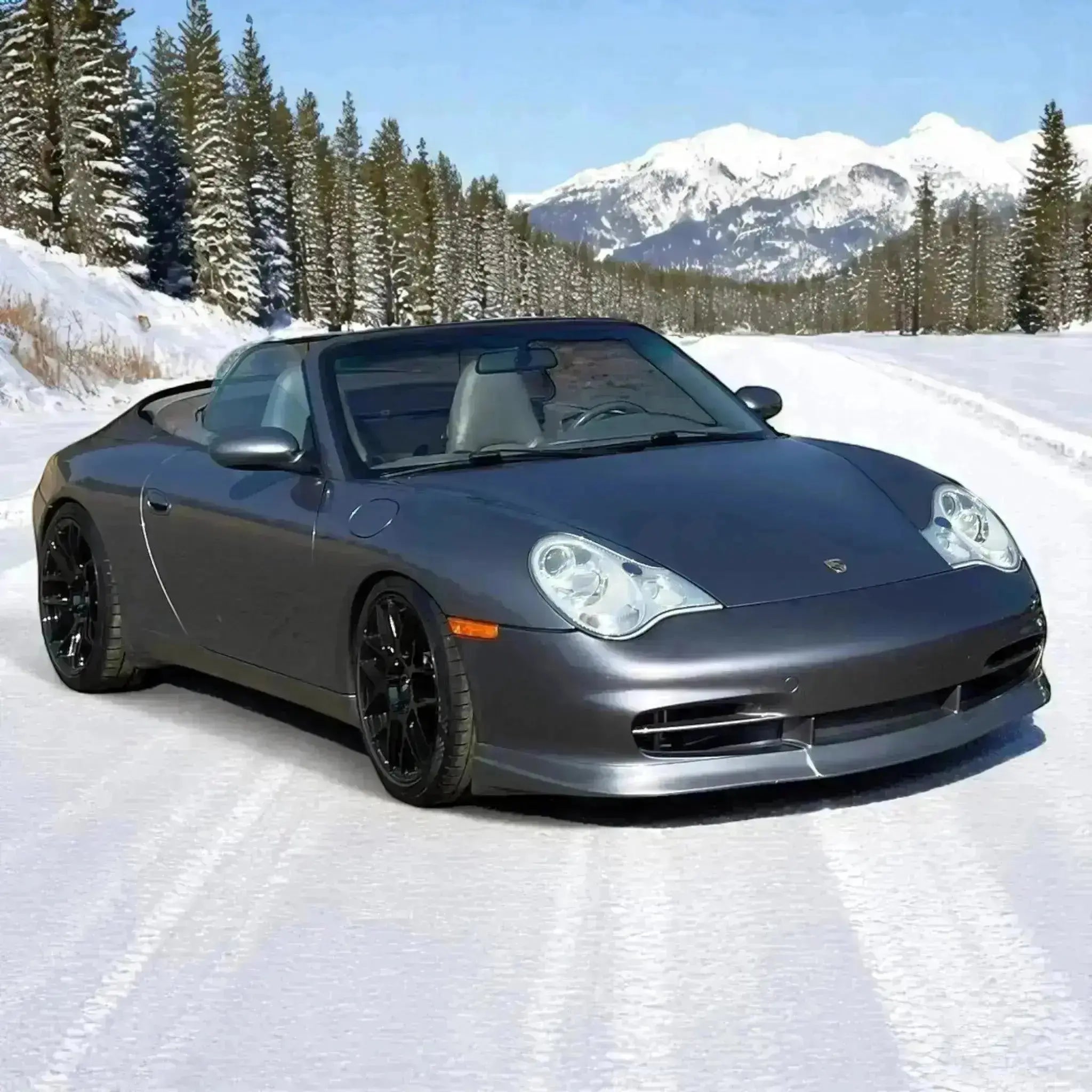 BB996FL3 - Porsche 996 Carrera GT3TEK Front Lip Spoiler – Polyurethane (2002–2004)